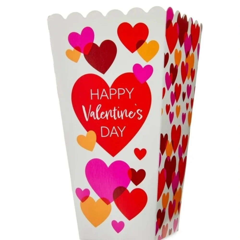 Way to Celebrate‎ Red Heart Gift Boxes and Popcorn Boxes